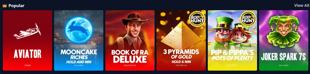 mybet casino popular